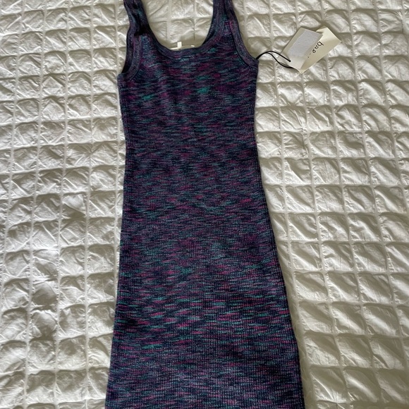 Ba&sh Maxine ribbed multi colored knit dress - Picture 6 of 12
